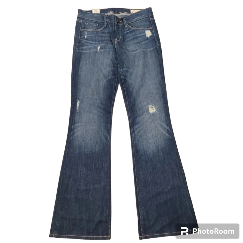 Gap Sexy Boot Cut Distressed Deconstructed Jeans - Sz 4
